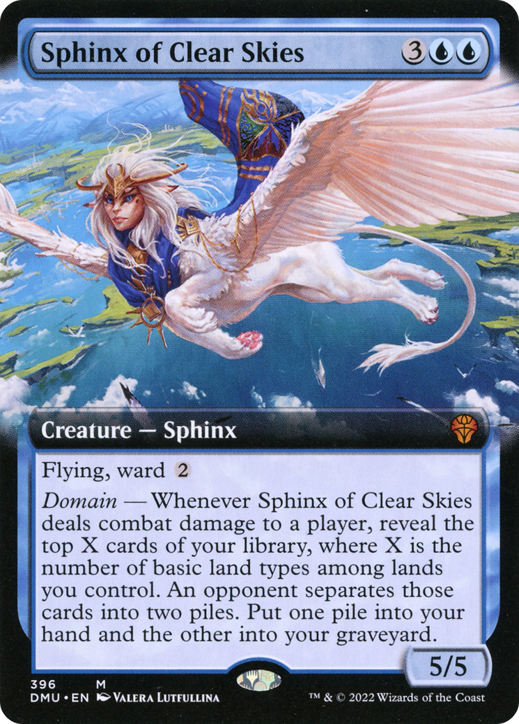 Sphinx of Clear Skies (DMU-396) - Dominaria United: (Extended Art) Foil