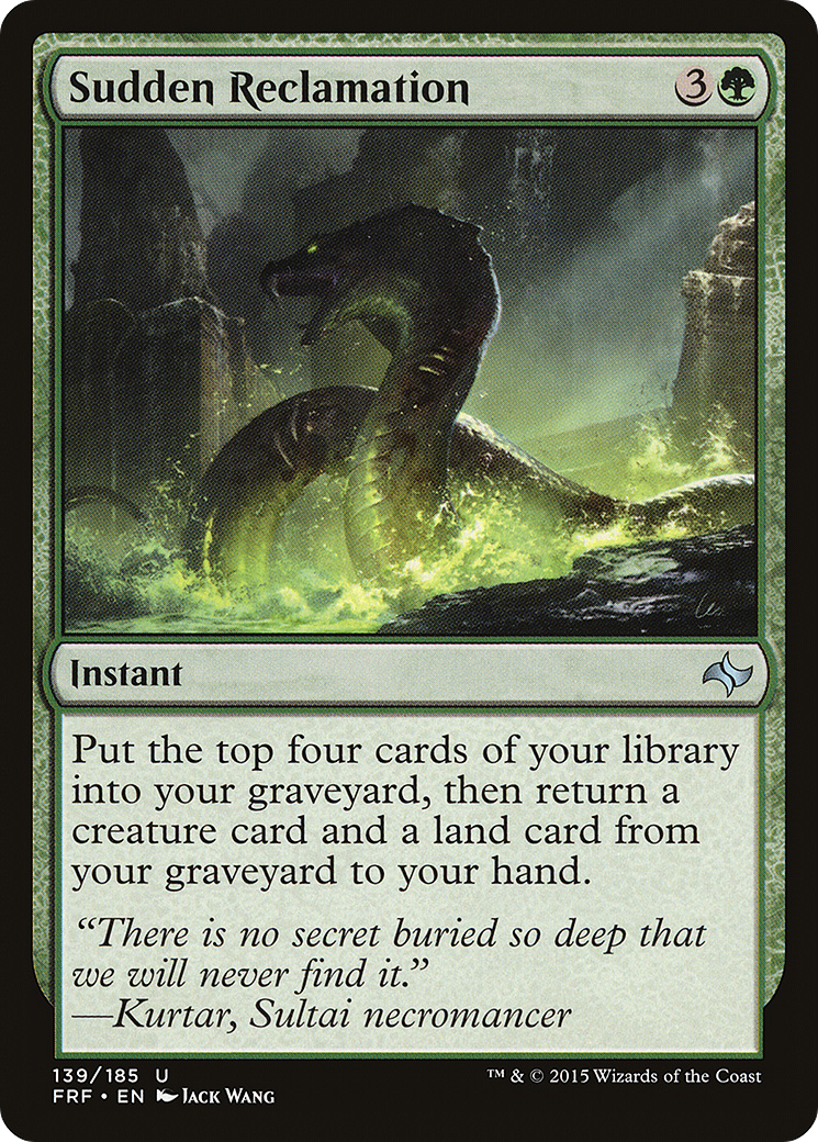 Sudden Reclamation (FRF-139) - Fate Reforged Foil