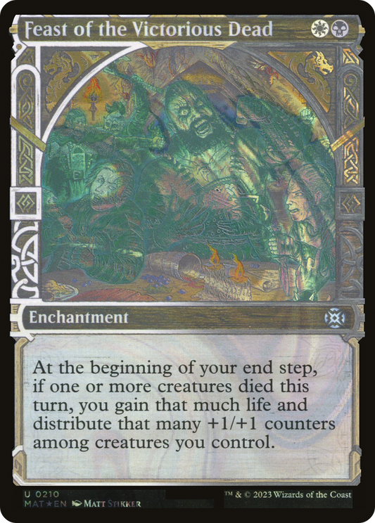 Feast of the Victorious Dead (MAT-210) - March of the Machine: The Aftermath: (Showcase) Foil