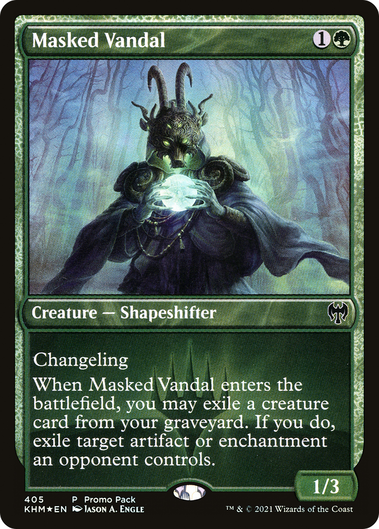 Masked Vandal (PPKHM-405) - Kaldheim Foil (Promo Pack)
