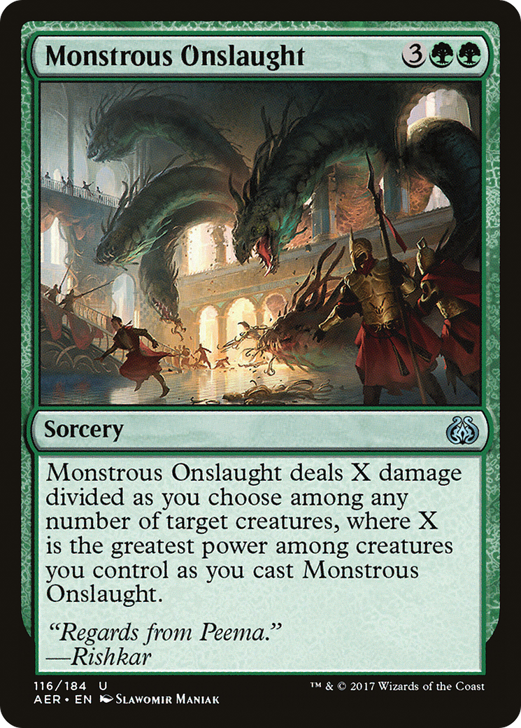 Monstrous Onslaught (AER-116) - Aether Revolt