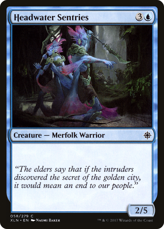 Headwater Sentries (XLN-058) - Ixalan Foil