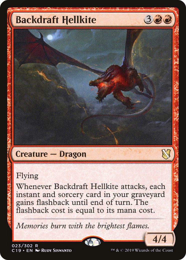 Backdraft Hellkite (C19-023) - Commander 2019