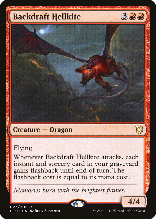 Backdraft Hellkite (C19-023) - Commander 2019