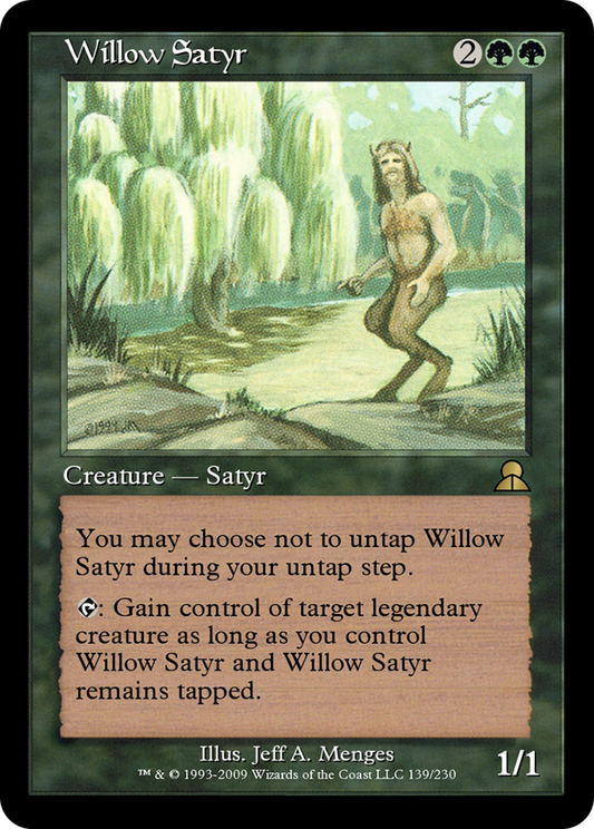 Willow Satyr (ME3-139) - Masters Edition III Foil