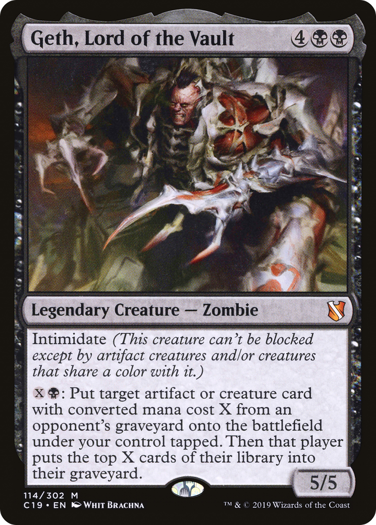 Geth, Lord of the Vault (C19-114) - Commander 2019