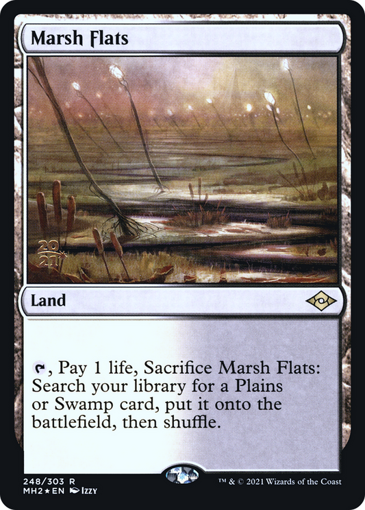 Marsh Flats (PMH2-248S) - Modern Horizons 2 Promos Foil