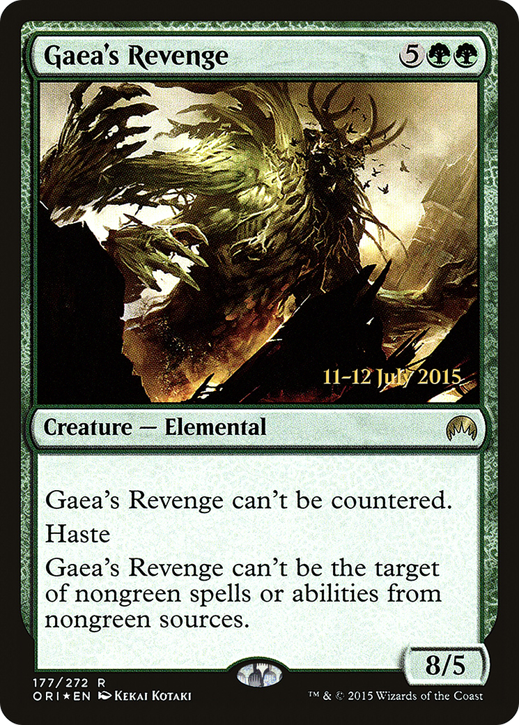 Gaea's Revenge (PRE-177S) - Magic Origins Promos (Prerelease) Foil