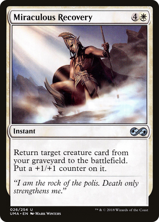 Miraculous Recovery (UMA-026) - Ultimate Masters Foil