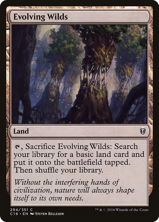 Evolving Wilds (C16-294) - Commander 2016