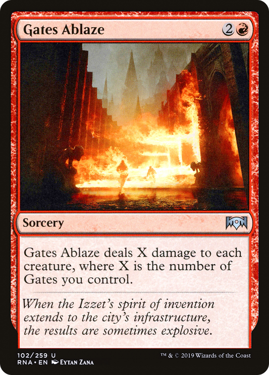 Gates Ablaze (RNA-102) - Ravnica Allegiance