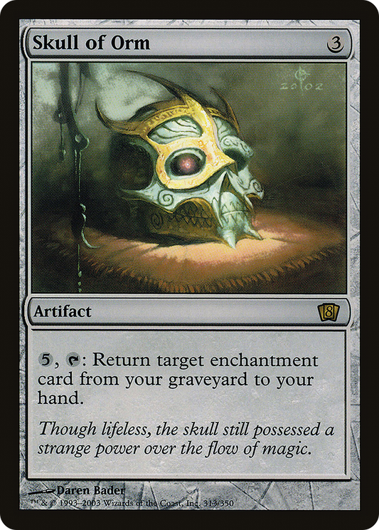 Skull of Orm (8ED-313★) - Eighth Edition Foil