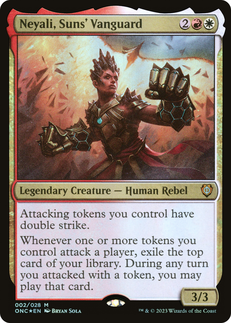 Neyali, Suns' Vanguard (ONC-002) - Phyrexia: All Will Be One Commander