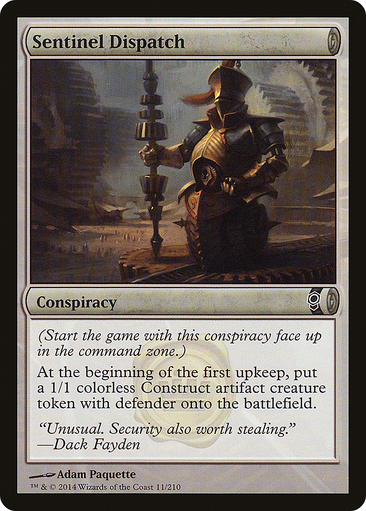 Sentinel Dispatch  (CNS-011) - Conspiracy Foil