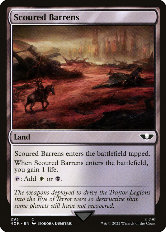 Scoured Barrens (40K-293) - Warhammer 40,000 Commander