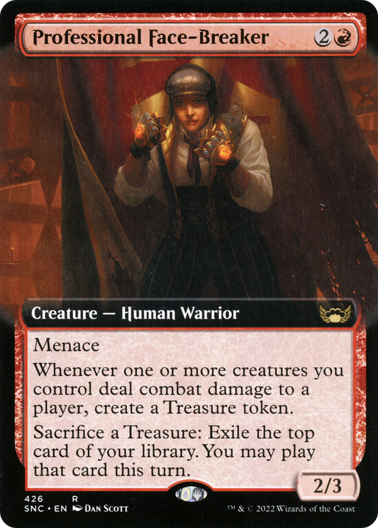Professional Face-Breaker (Extended Art) (SNC-426) - Streets of New Capenna: (Extended Art) Foil