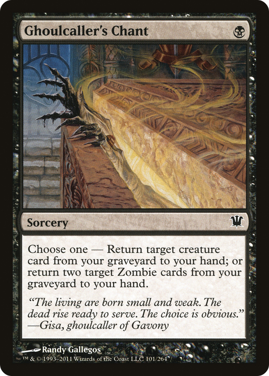 Ghoulcaller's Chant (ISD-101) - Innistrad Foil