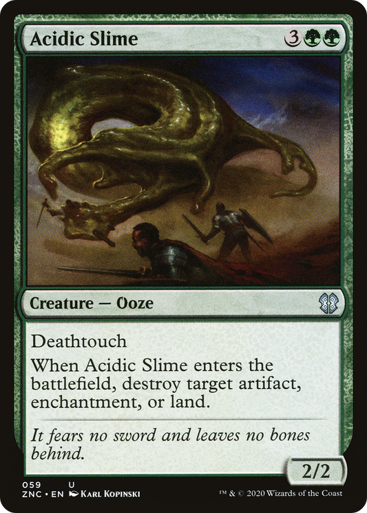 Acidic Slime (ZNC-059) - Zendikar Rising Commander