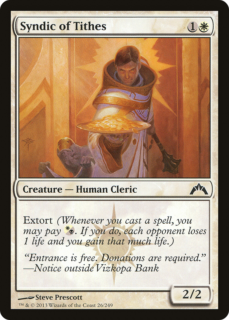 Syndic of Tithes (GTC-026) - Gatecrash Foil