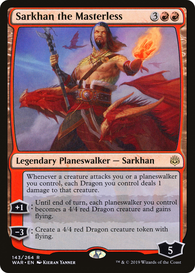 Sarkhan the Masterless (WAR-143) - War of the Spark Foil