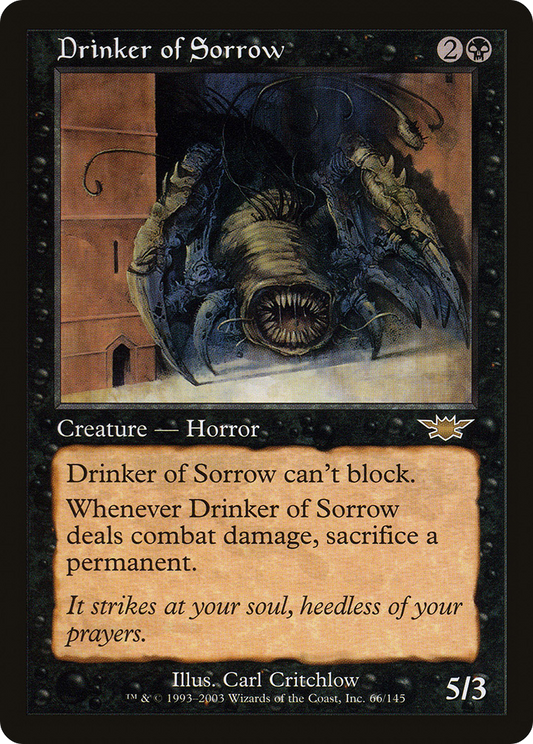 Drinker of Sorrow (LGN-066) - Legions Foil