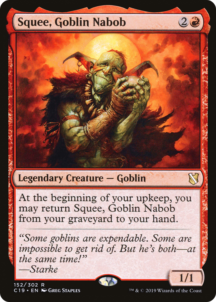 Squee, Goblin Nabob (C19-152) - Commander 2019