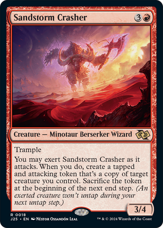 Sandstorm Crasher (J25-018) - Foundations Jumpstart