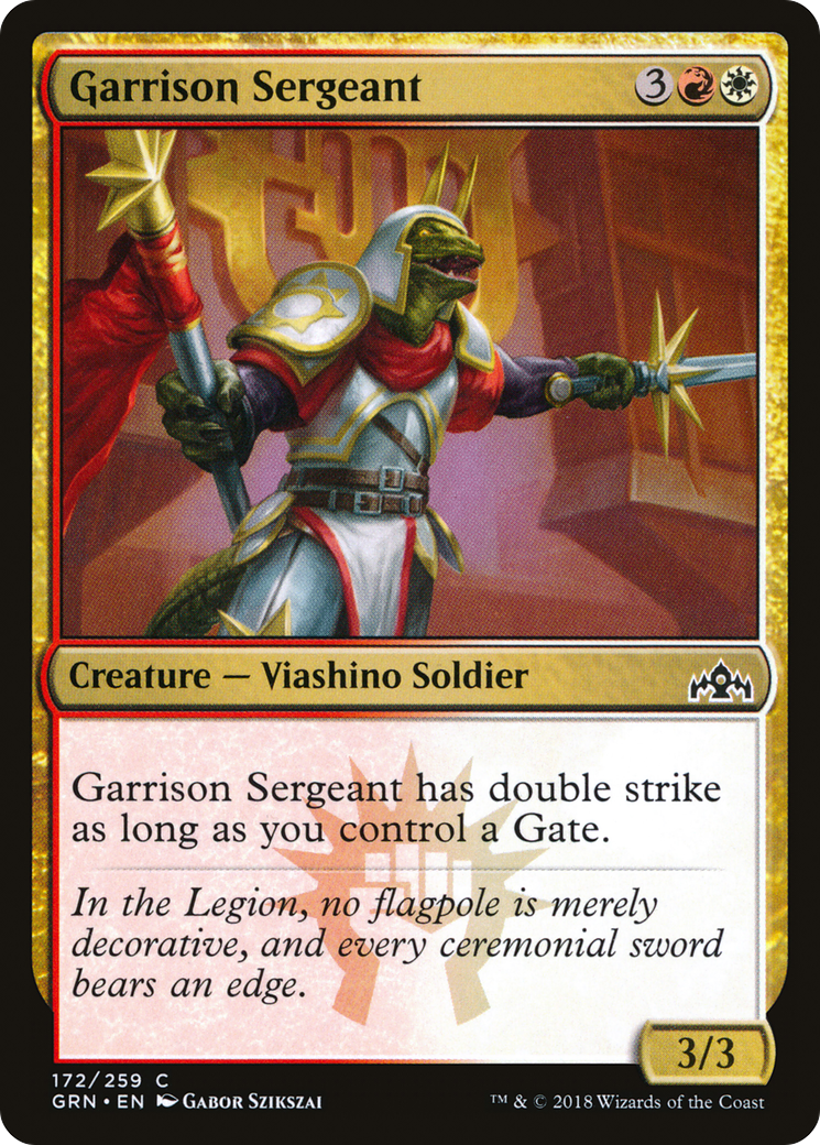 Garrison Sergeant (GRN-172) - Guilds of Ravnica Foil