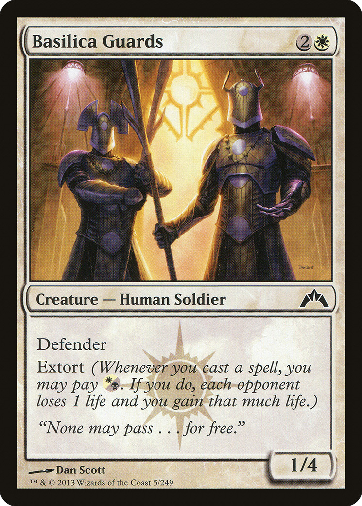 Basilica Guards (GTC-005) - Gatecrash Foil