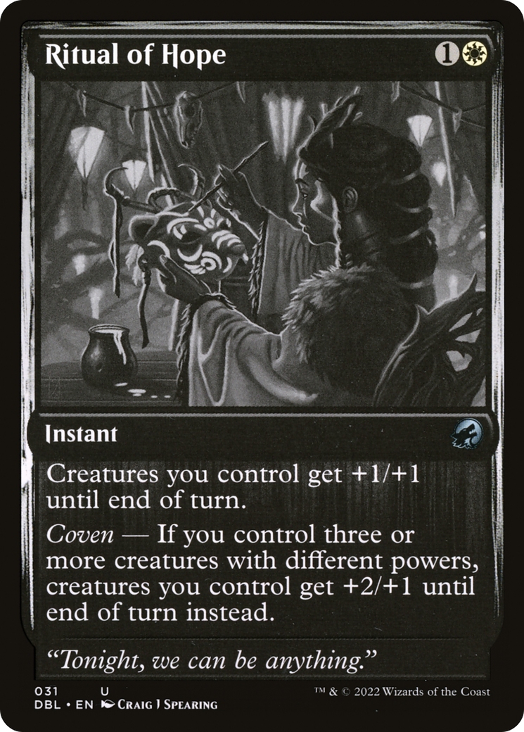 Ritual of Hope (DBL-031) - Innistrad: Double Feature Foil