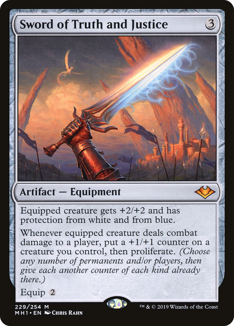 Sword of Truth and Justice (MH1-229) - Modern Horizons Foil