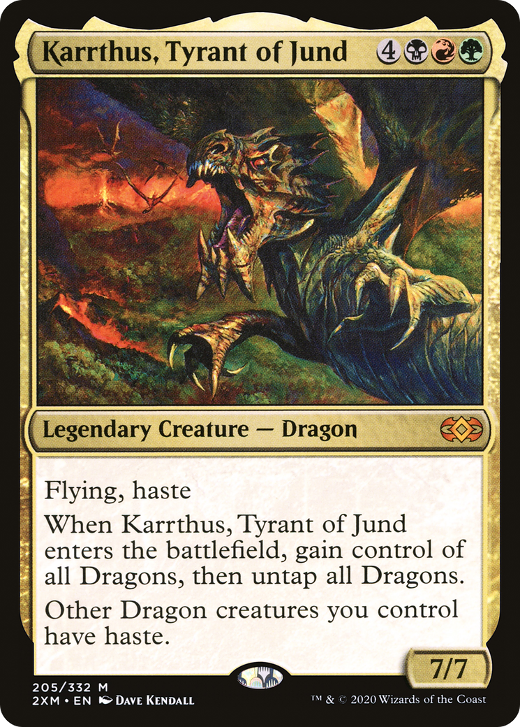 Karrthus, Tyrant of Jund (2XM-205) - Double Masters Foil