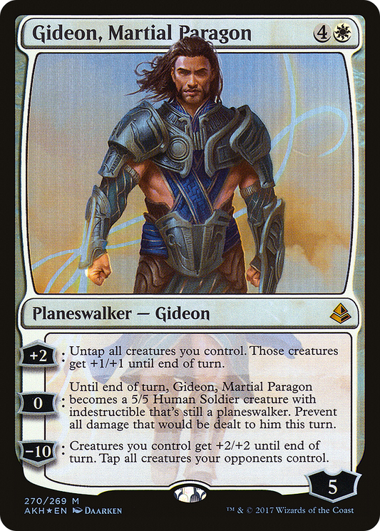 Gideon, Martial Paragon (AKH-270) - Amonkhet Foil