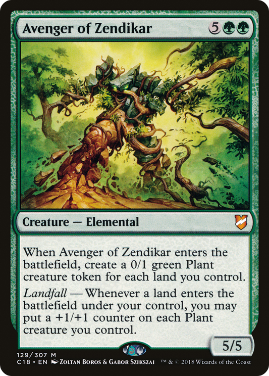 Avenger of Zendikar (C18-129) - Commander 2018