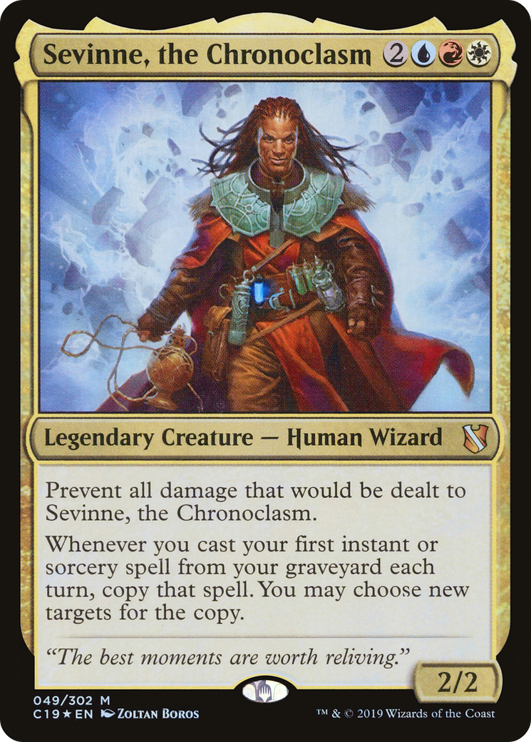 Sevinne, the Chronoclasm (C19-049) - Commander 2019 Foil