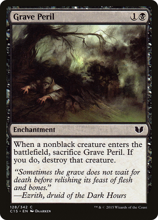 Grave Peril (C15-128) - Commander 2015