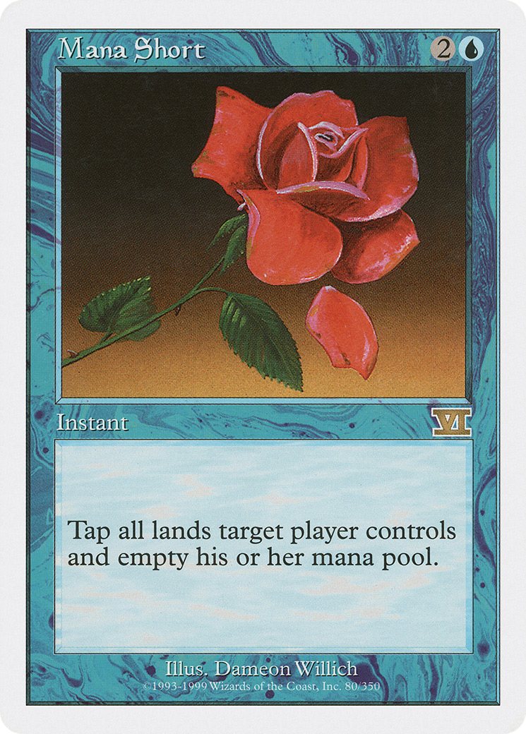 Mana Short (6ED-080) - Classic Sixth Edition