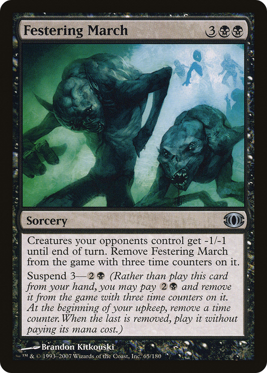 Festering March (FUT-065) - Future Sight Foil