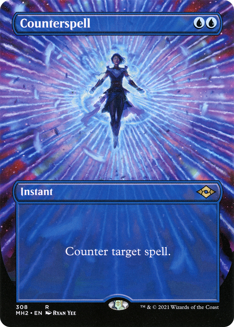 Counterspell (MH2-308) - Modern Horizons 2 (Borderless) Foil