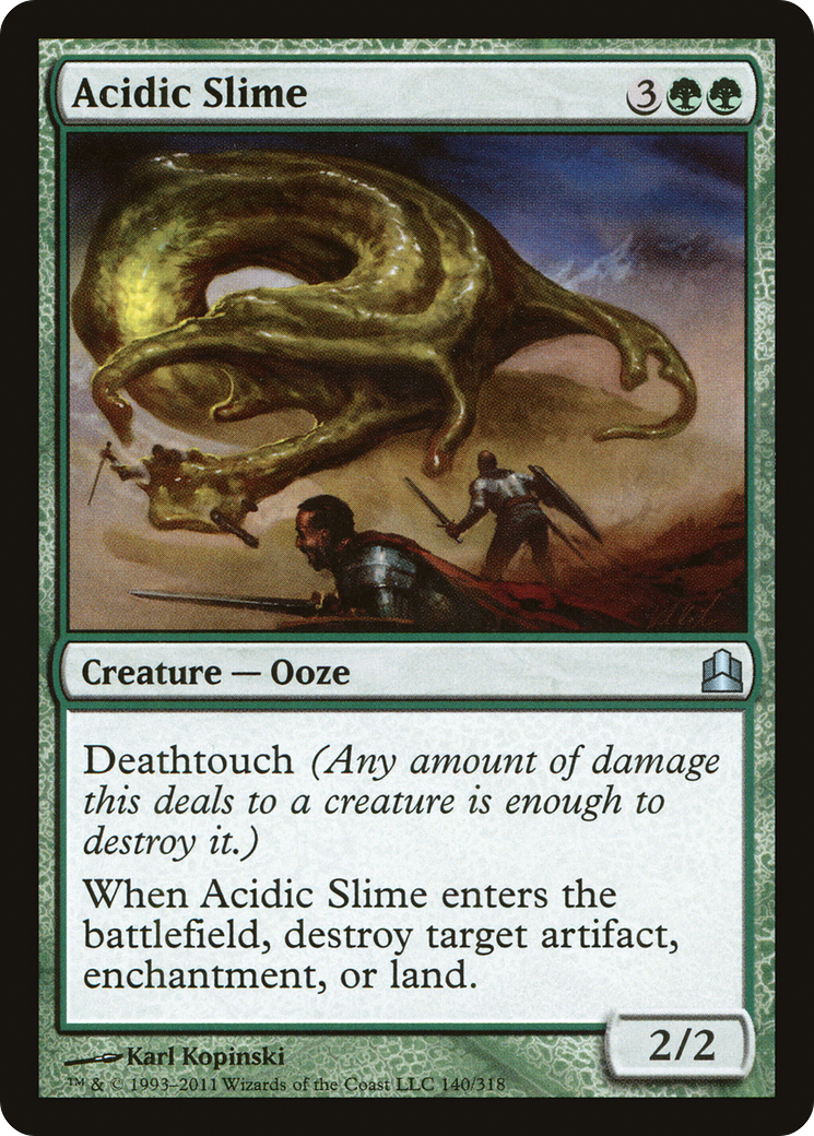 Acidic Slime (CMD-140) - Commander 2011