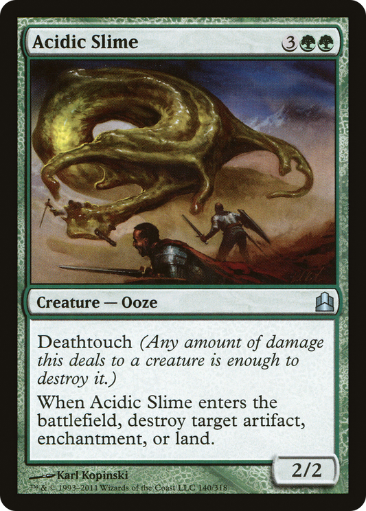 Acidic Slime (CMD-140) - Commander 2011