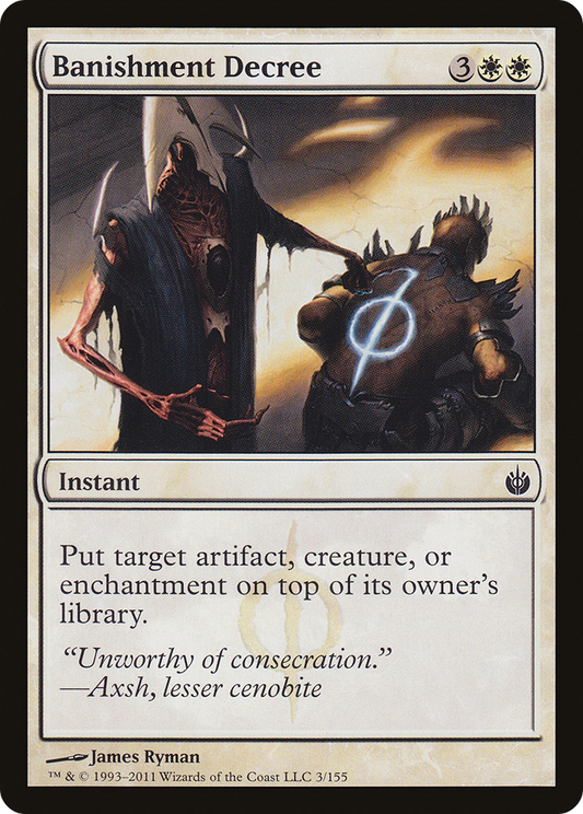 Banishment Decree (MBS-003) - Mirrodin Besieged