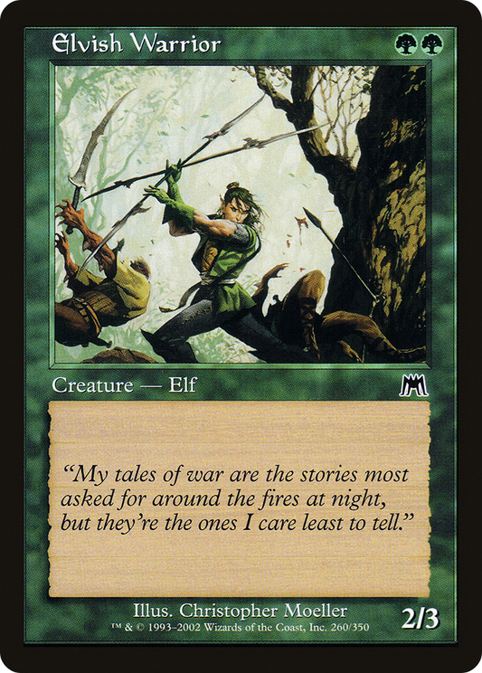 Elvish Warrior (ONS-260) - Onslaught