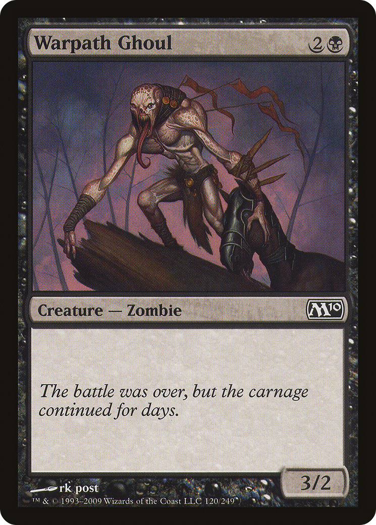 Warpath Ghoul (M10-120) - Magic 2010 Foil