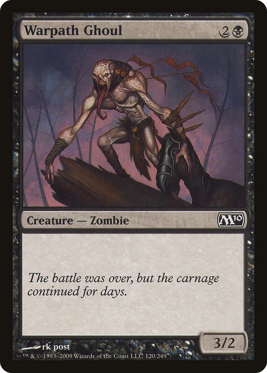 Warpath Ghoul (M10-120) - Magic 2010 Foil