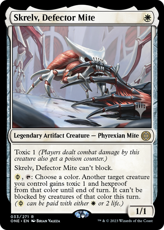 Skrelv, Defector Mite (PONE-33P) - Phyrexia: All Will Be One Promos Foil