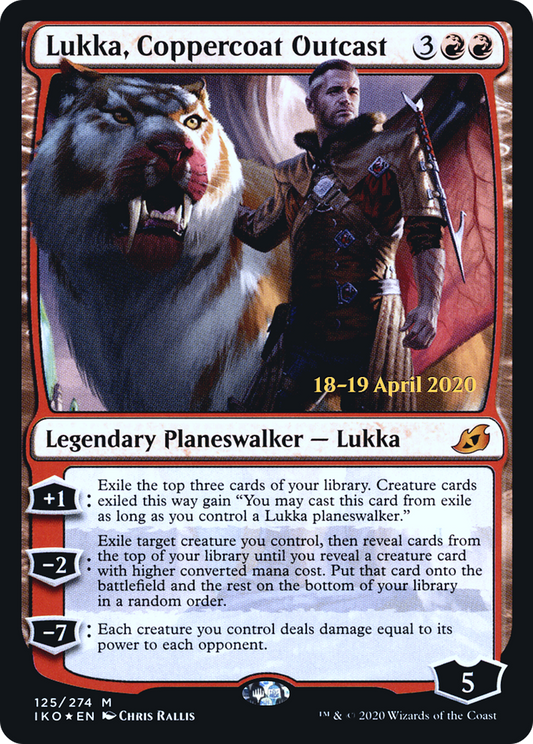 Lukka, Coppercoat Outcast (PIKO-125S) - Ikoria: Lair of Behemoths Promos Foil