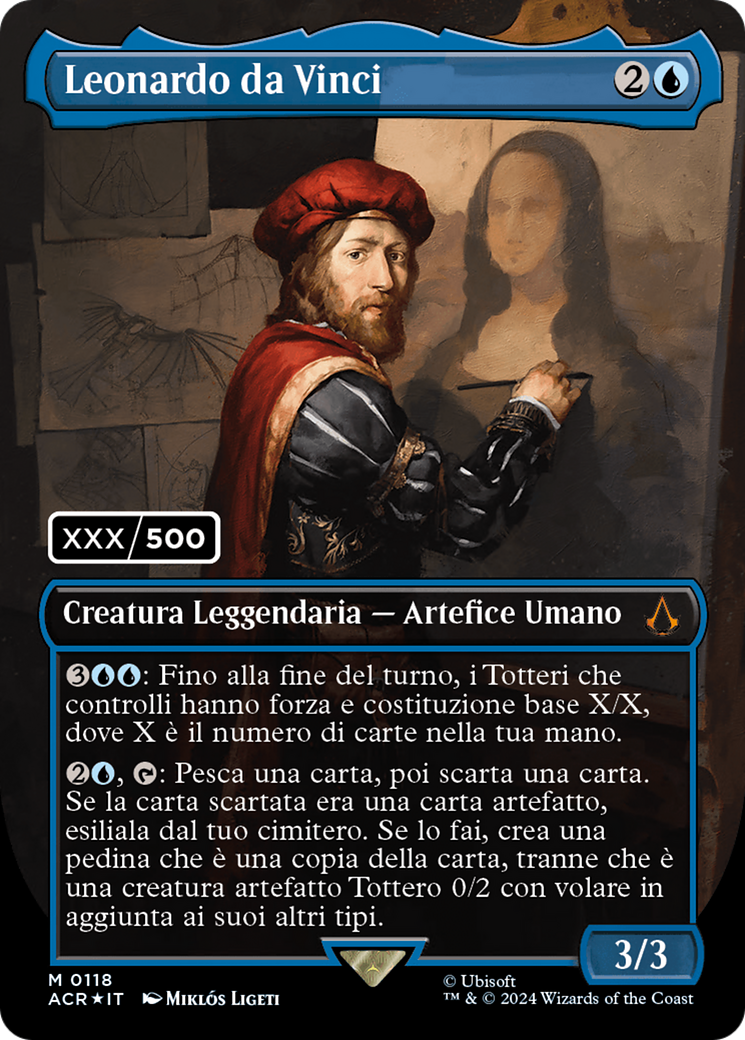 Leonardo da Vinci (ACR-118Z) - Assassin's Creed (Borderless) Foil