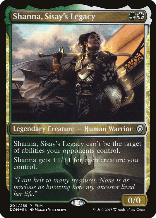 Shanna, Sisay's Legacy (PDOM-204) - Dominaria Promos Foil