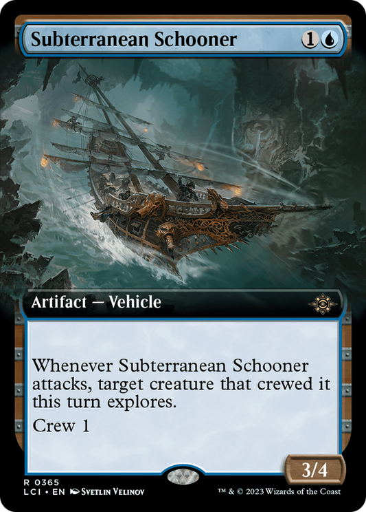 Subterranean Schooner (LCI-365) - The Lost Caverns of Ixalan: (Extended Art)